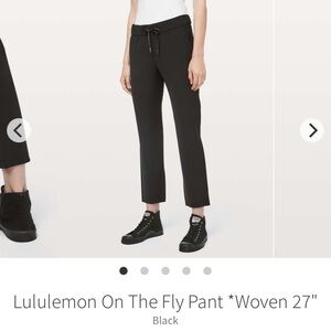 Lululemon On The Fly Pant woven 27”